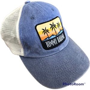 Tommy Bahama Denim Tropical Baseball Hat Cap New